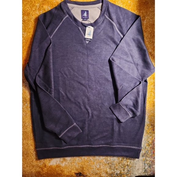 New Johnnie O Shields sweatshirt navy men's Small Original $128 - Picture 2 of 8